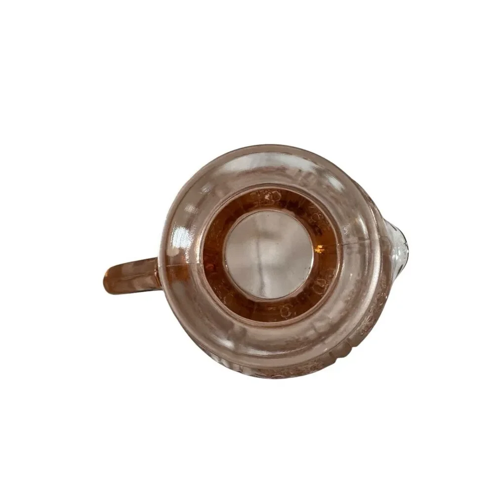 Depression Glass Creamer Sharon Cabbage Rose‎ Pink Vintage 1930s